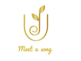 Meet  a  songlogo标志设计