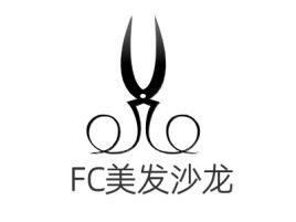 山东   FC美发沙龙门店logo设计