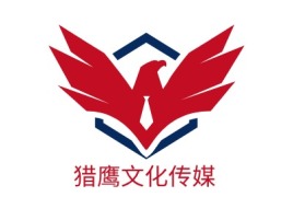 河北猎鹰文化传媒logo标志设计