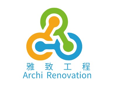  雅   致   工   程Archi RenovationLOGO设计