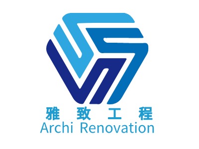  雅   致   工   程Archi RenovationLOGO设计