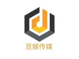 豆娱传媒logo标志设计