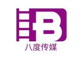 八度传媒logo标志设计
