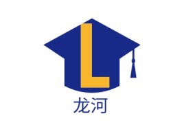龙河logo标志设计