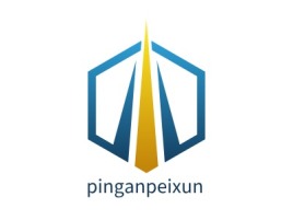 pinganpeixunlogo标志设计
