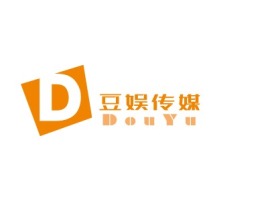 豆娱传媒logo标志设计