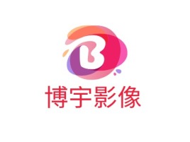 陕西博宇影像logo标志设计