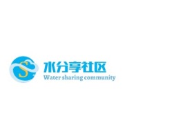 水分享社区公司logo设计