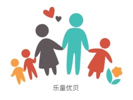 乐童优贝门店logo设计