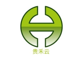 广东贵禾云logo标志设计