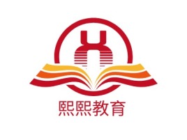 熙熙教育logo标志设计