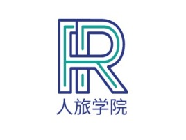 人旅学院logo标志设计