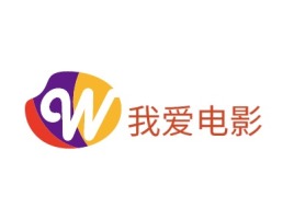 广东我爱电影logo标志设计