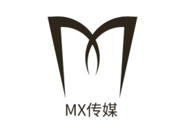 MX传媒logo标志设计