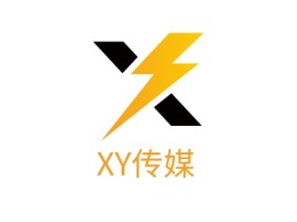 XY传媒logo标志设计