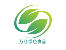 万仓绿色食品品牌logo设计