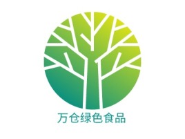 万仓绿色食品品牌logo设计