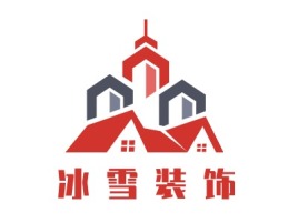 辽宁冰 雪 装 饰企业标志设计