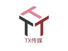 浙江TX传媒logo标志设计