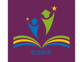 智强教育logo标志设计