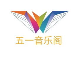 五一音乐阁logo标志设计