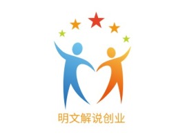 浙江明文解说创业logo标志设计