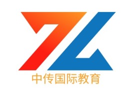 中传国际教育logo标志设计