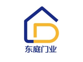 江苏东庭门业企业标志设计
