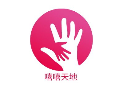 嘻嘻天地LOGO设计