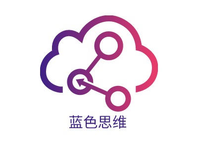 蓝色思维LOGO设计