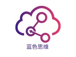 蓝色思维公司logo设计