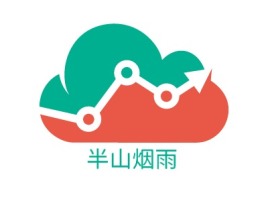 河南半山烟雨logo标志设计