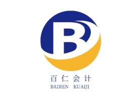 百 仁 会 计 公司logo设计