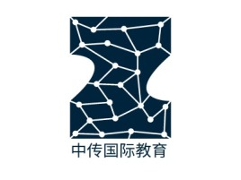 中传国际教育logo标志设计