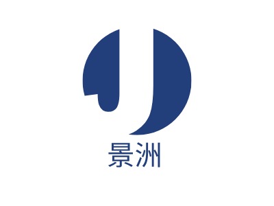 景洲养生logo标志设计