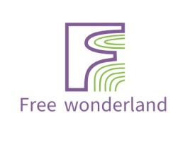广东Free wonderland店铺标志设计