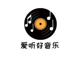 爱听好音乐logo标志设计