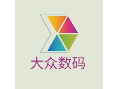 大眾數(shù)碼LOGO設(shè)計(jì)