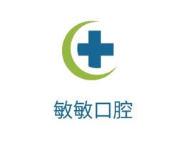 敏敏口腔门店logo标志设计