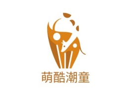 萌酷潮童门店logo设计