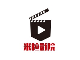 米粒影院logo标志设计