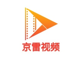 京雷视频logo标志设计