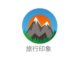 旅行印象logo标志设计