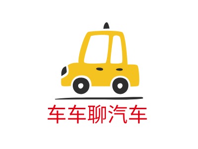 车车聊汽车LOGO设计