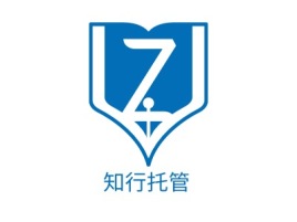知行托管logo标志设计