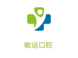 敏运口腔门店logo标志设计