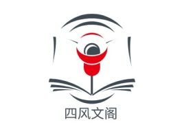 天津四风文阁logo标志设计