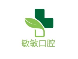 山西敏敏口腔门店logo标志设计