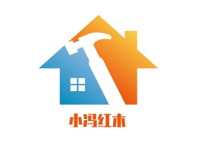 小冯红木LOGO设计