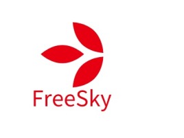 FreeSky金融公司logo设计